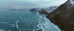冬日海岸壮丽海景
