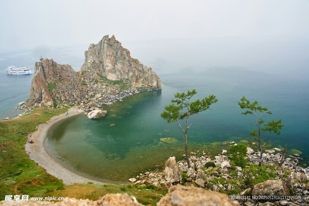 海上奇景岛屿与蜿蜒海岸