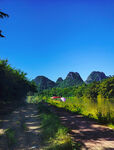 秀丽山水景 山间 河畔 美景