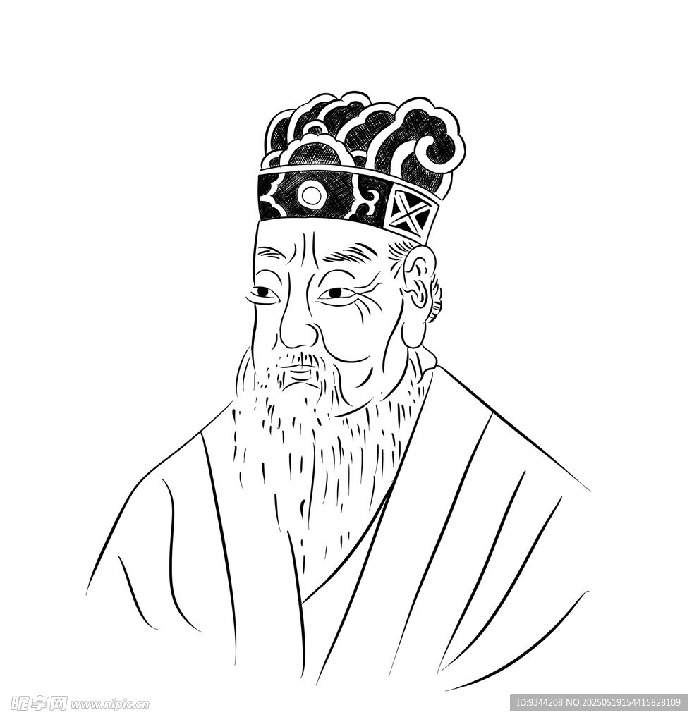苏秦线稿