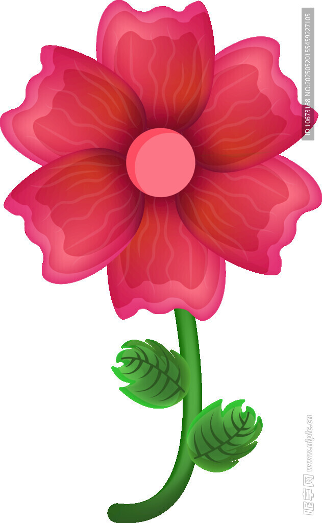 粉色花朵插画