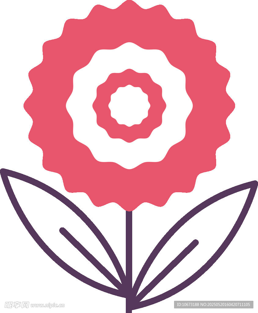 简约花朵图标