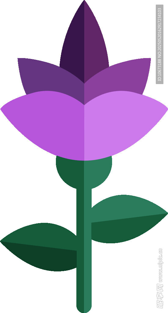 紫色花朵图标