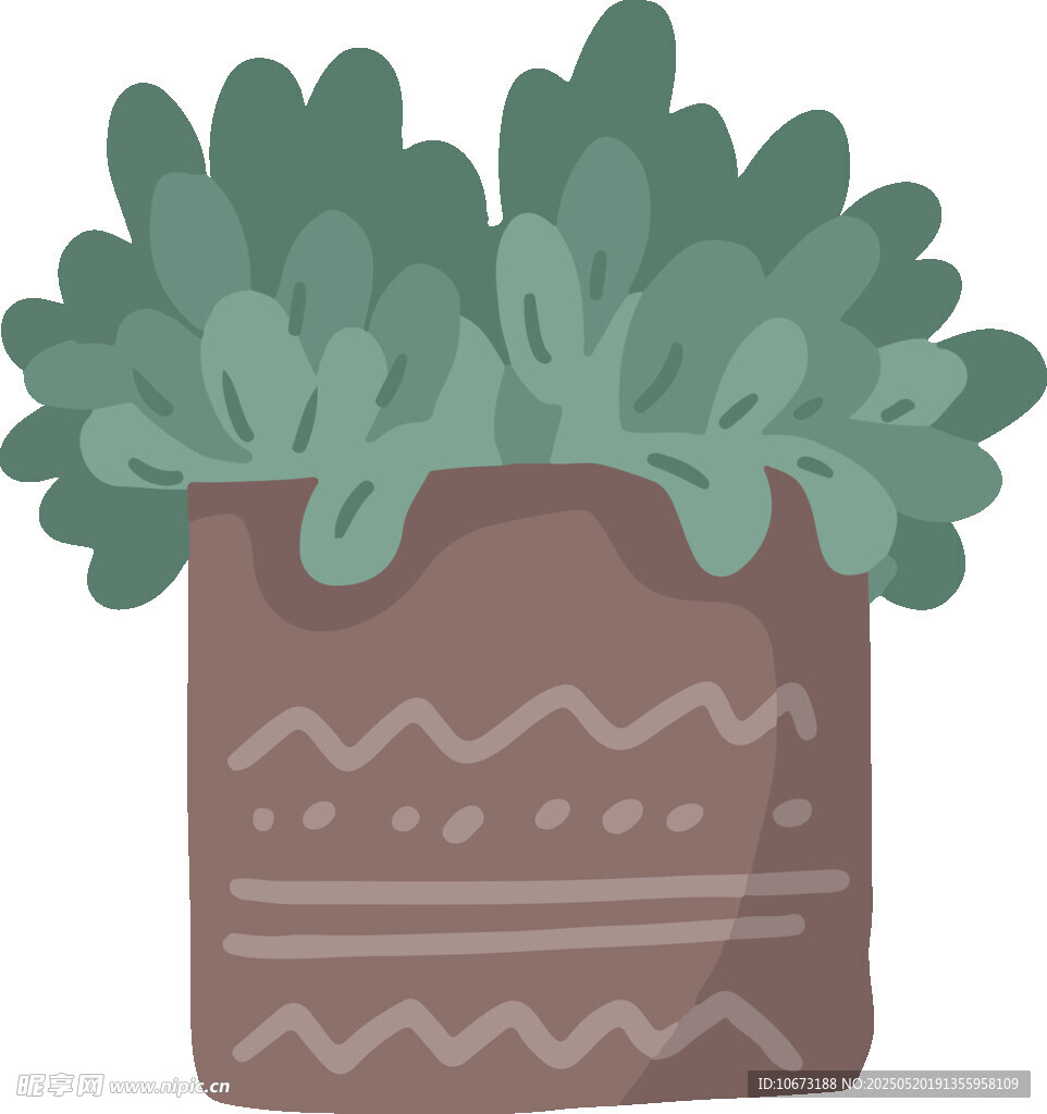 盆栽插画