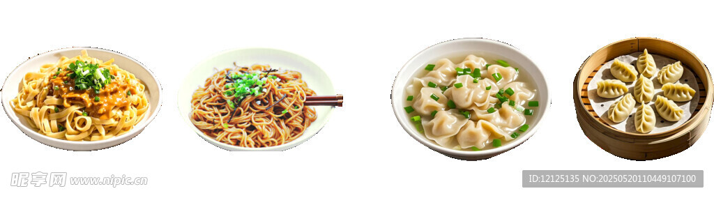 多样面食美食展示
