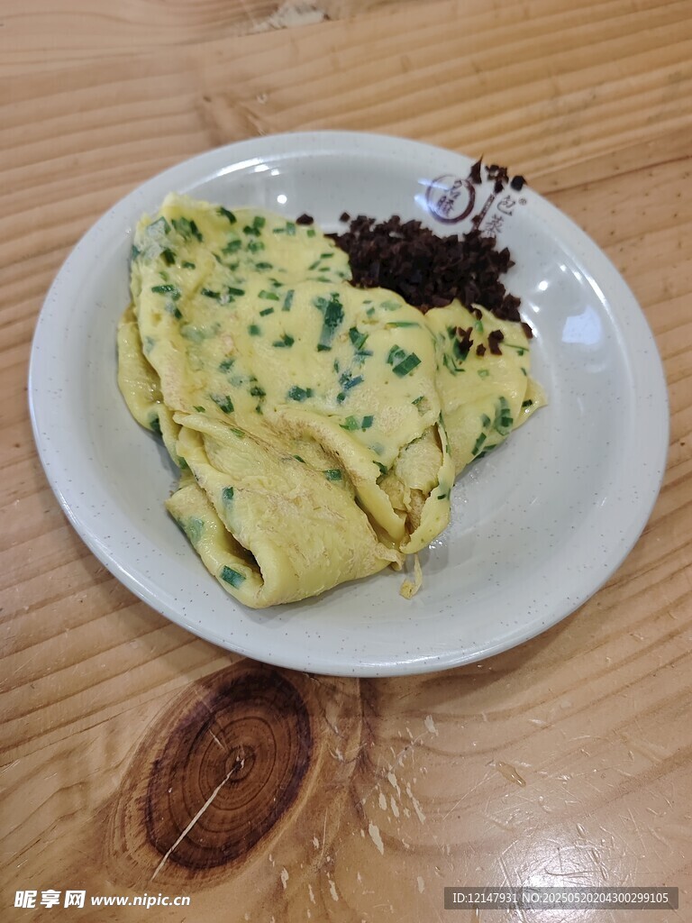 美味韭菜鸡蛋饼