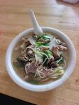 美味肉丝青菜汤面