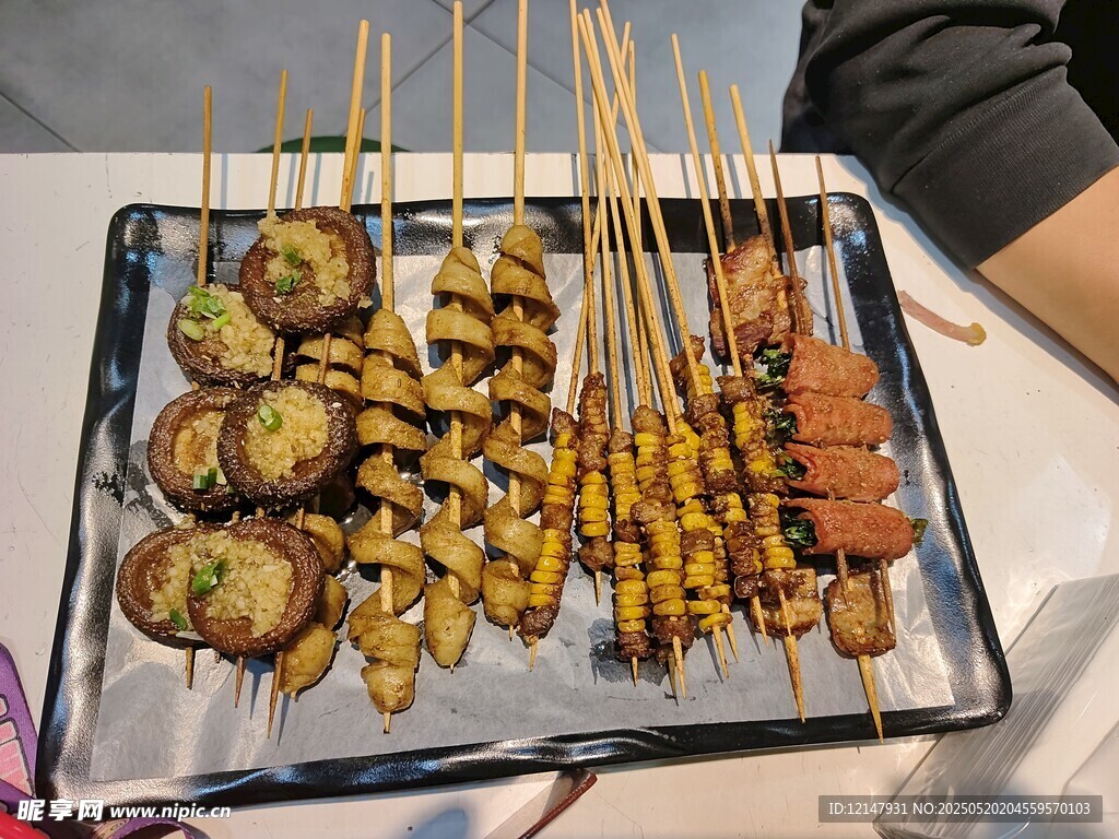 美味烤串诱人呈现