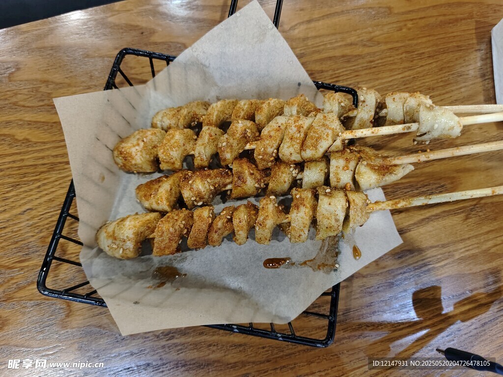 美味面筋串诱人呈现