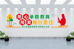教育初心使命文化墙展示