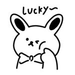 线描风小兔子