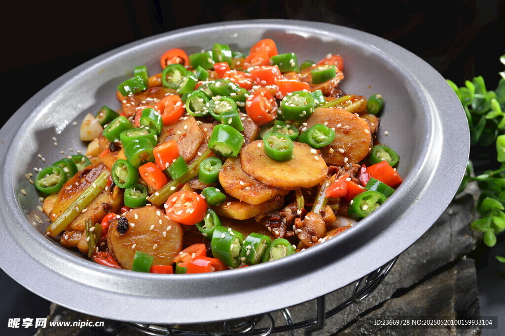 干锅土豆片
