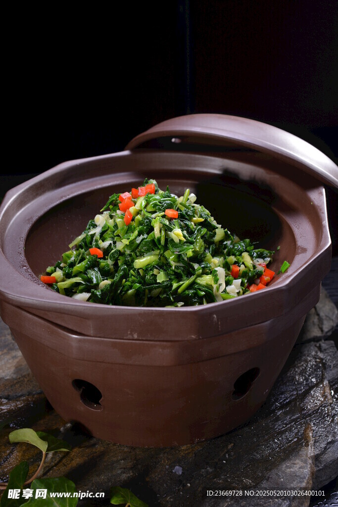 砂锅青菜沫