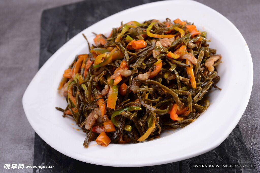 干豆角炒肉丝