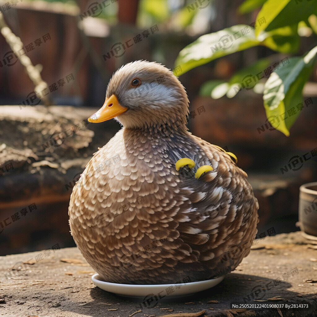 屁屁鸭喝茶