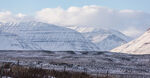 冬日雪山旷野风景图