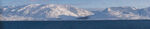雪山远景壮丽风光