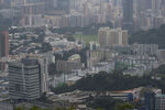 俯瞰城市建筑群景观