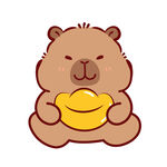 抱金元宝的卡皮巴拉