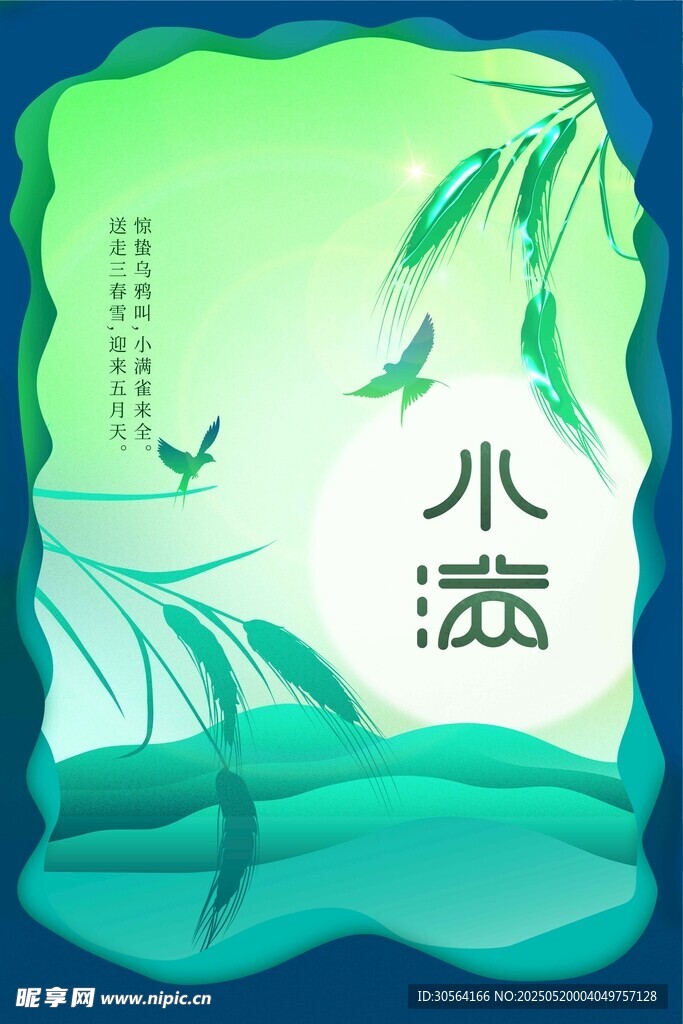 小满节气海报