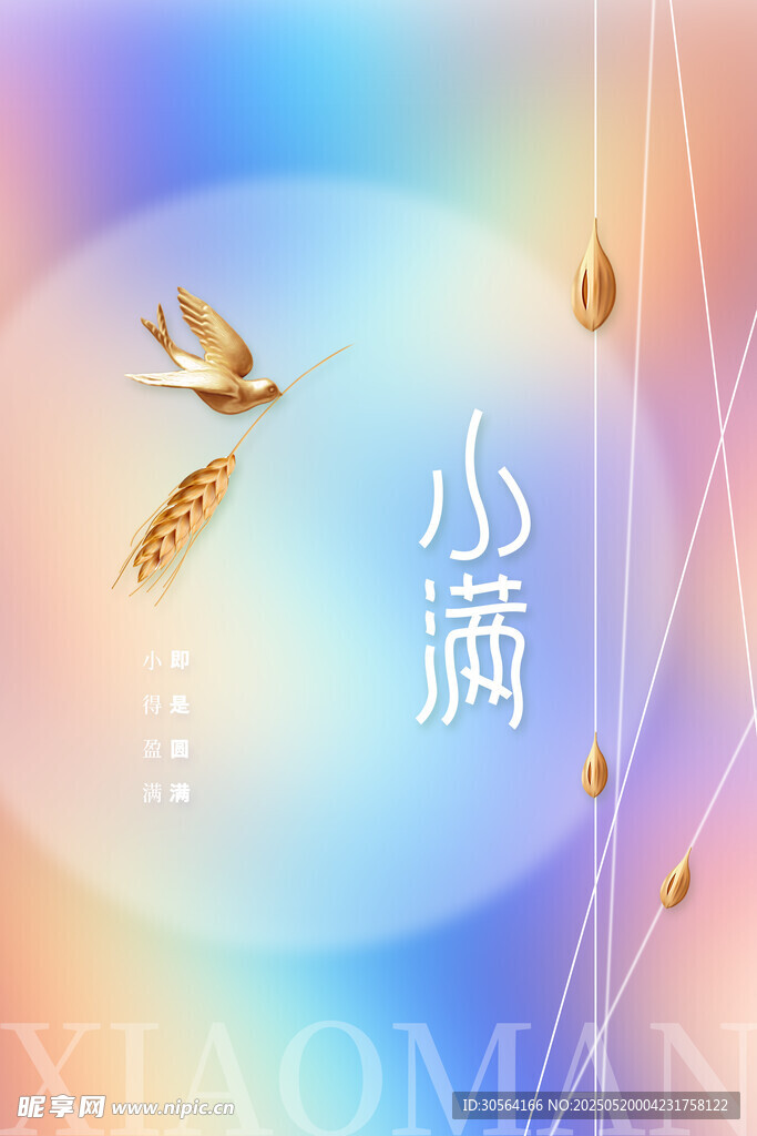 小满节气海报
