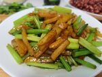 芹菜炒土豆