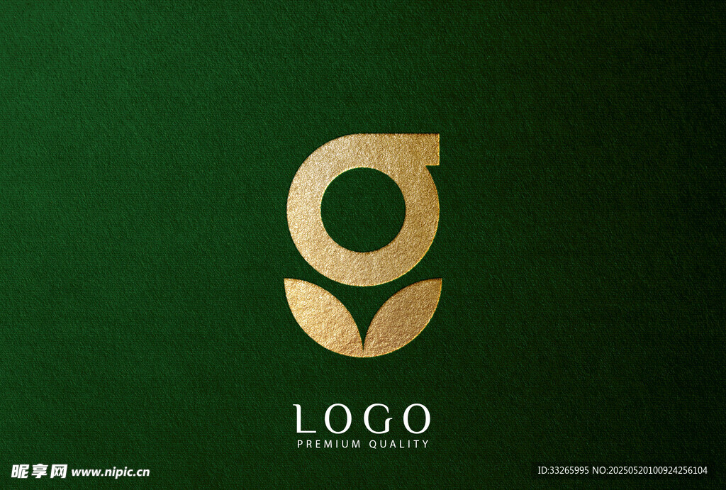 金色logo样机