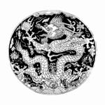 圆形龙纹图案