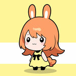 可爱兔耳女孩卡通形象