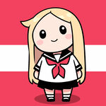 可爱日系校服女孩形象