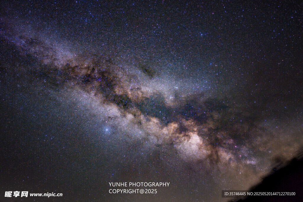 璀璨银河星空壮丽景象