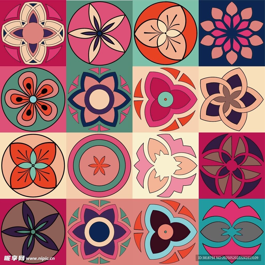 欧式花纹
