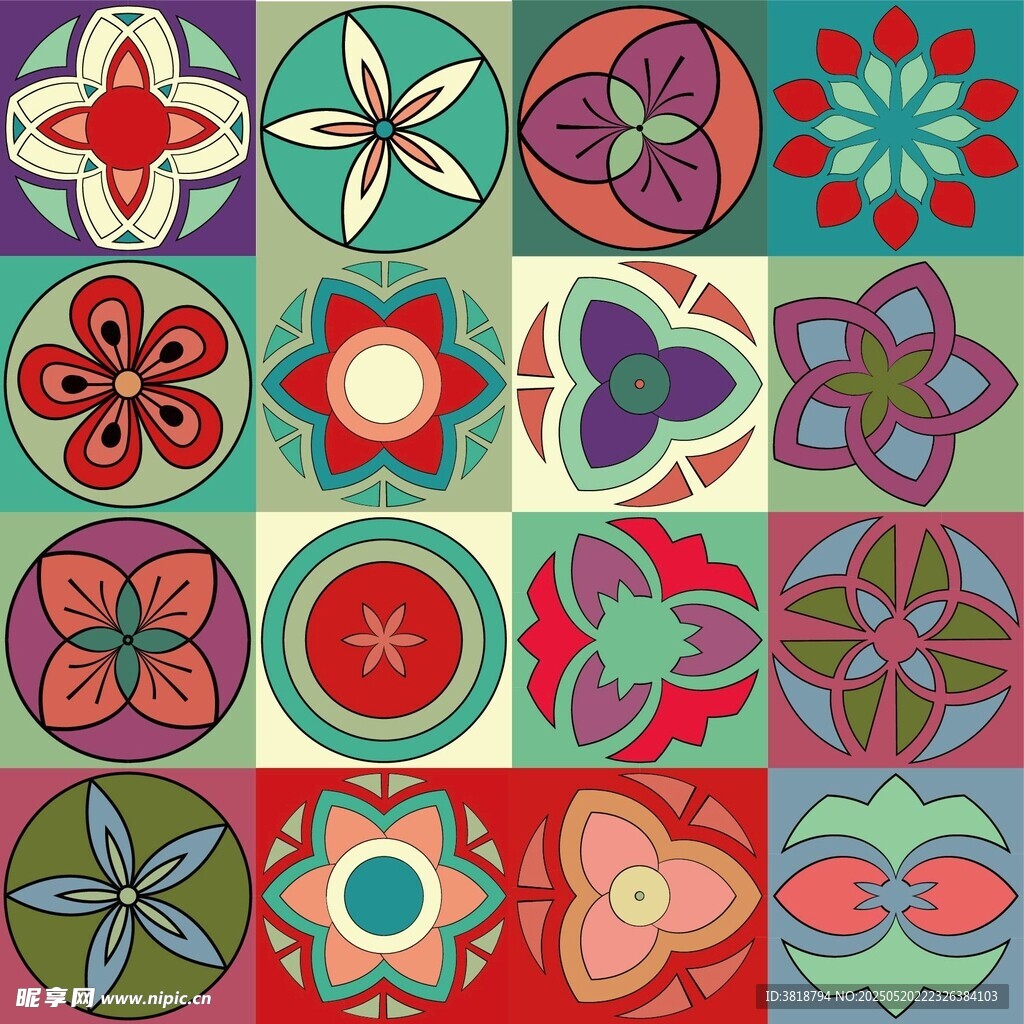 欧式花纹