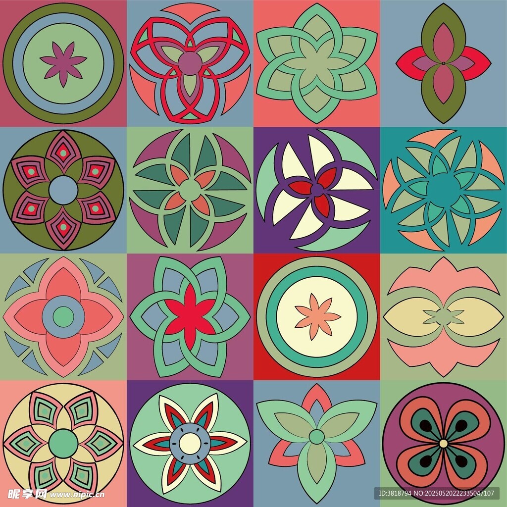 欧式花纹