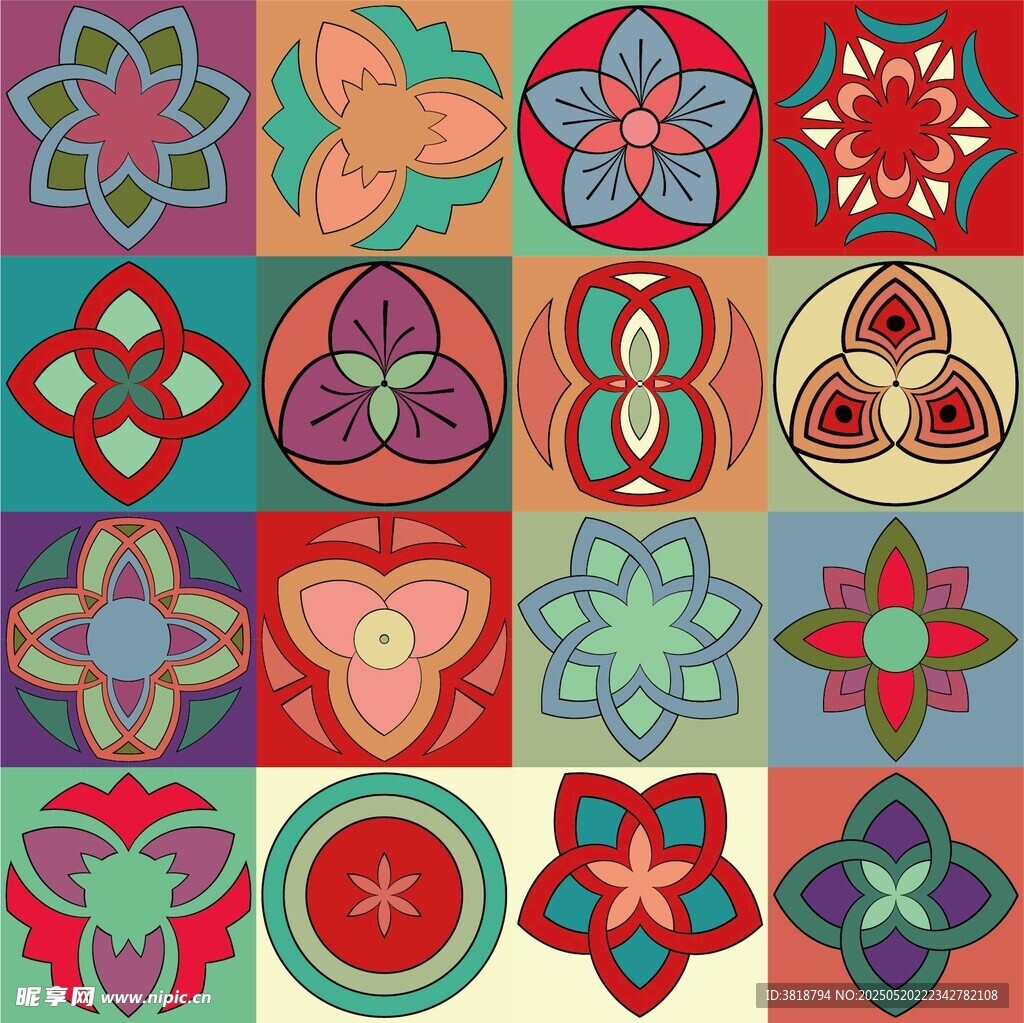 欧式花纹