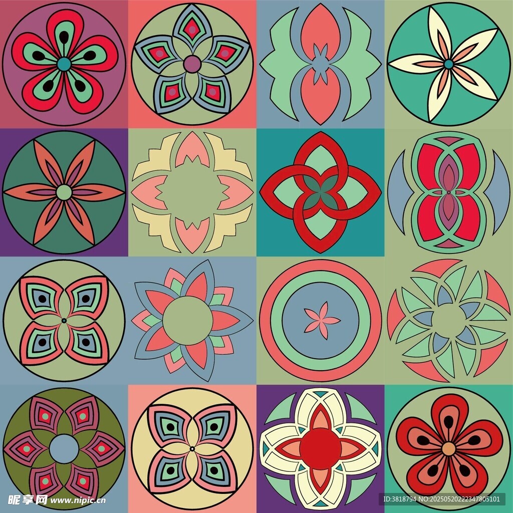 欧式花纹
