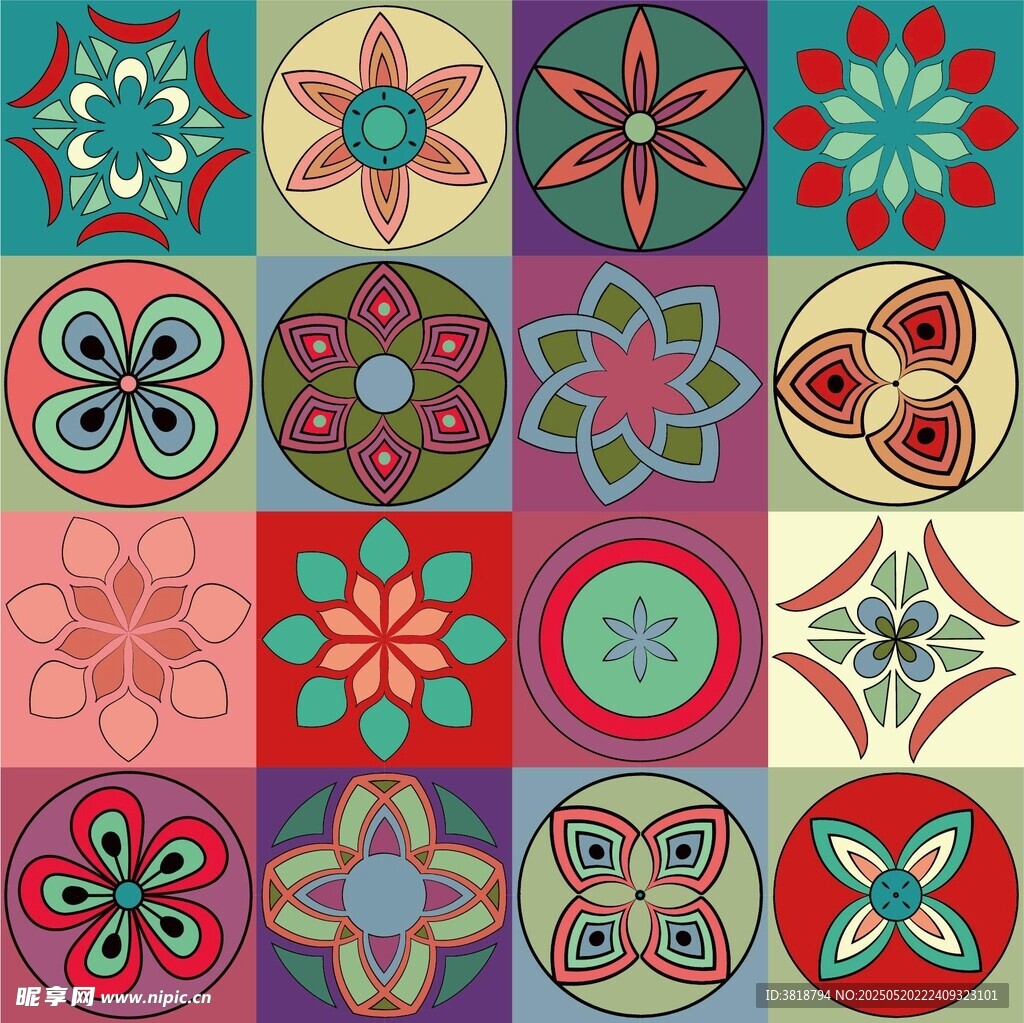欧式花纹