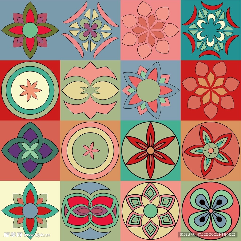 欧式花纹
