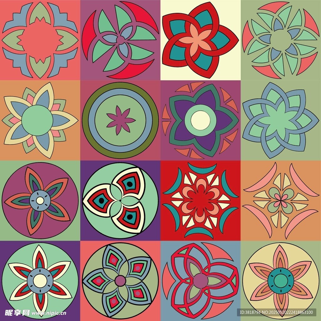 欧式花纹