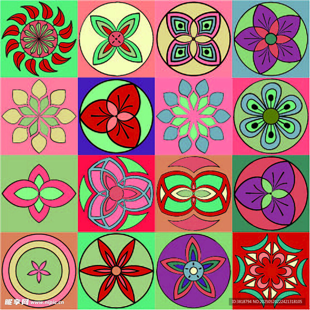 欧式花纹