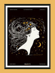星月女神插画