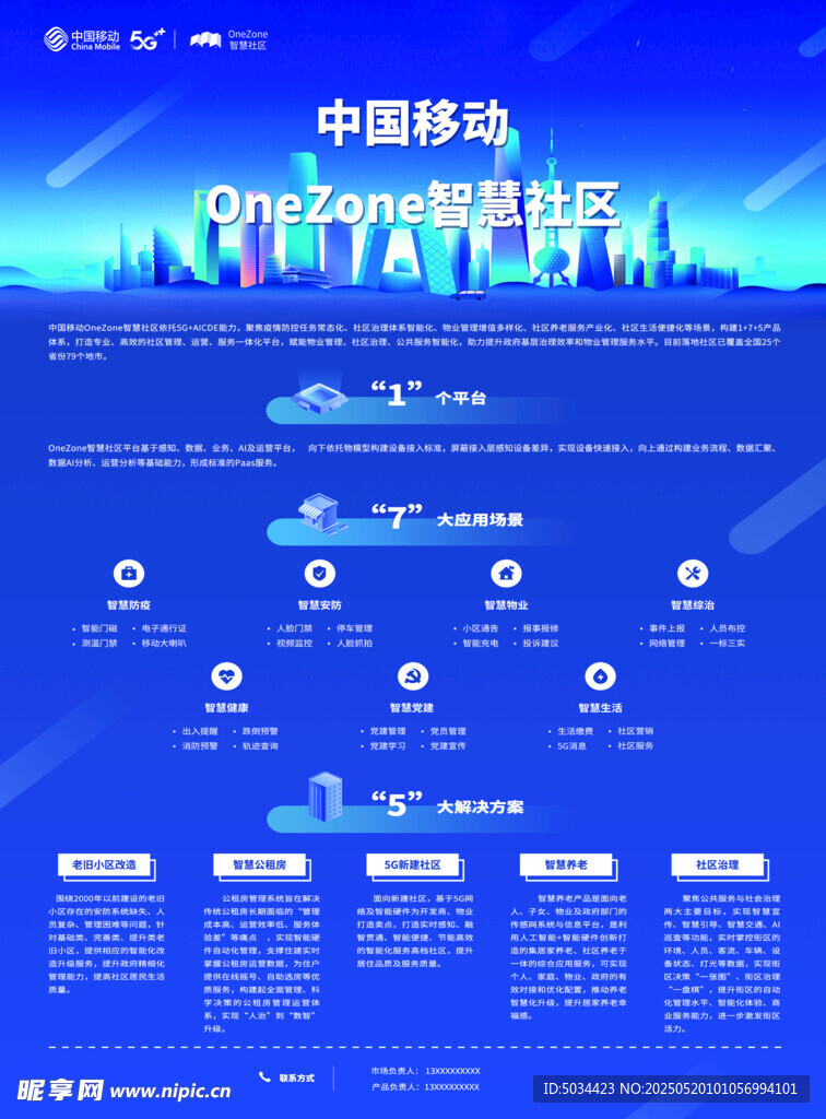 中国5G创新应用宣传海报