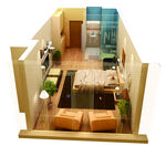 现代室内模型展示 公寓住宅户型