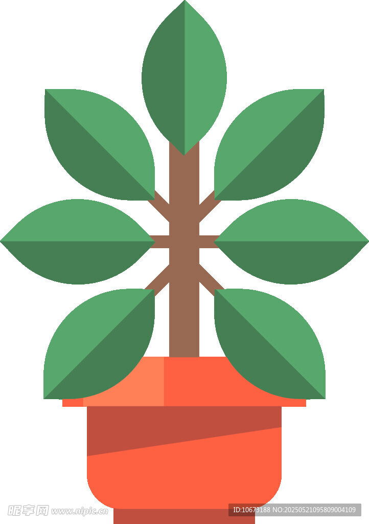 盆栽绿植图标