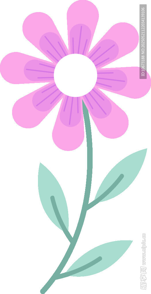 粉色花朵插画