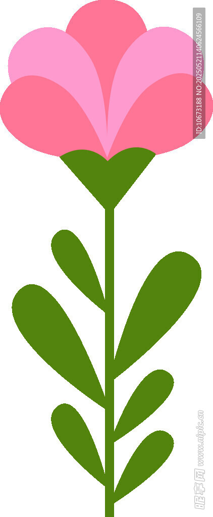 粉色花朵插画
