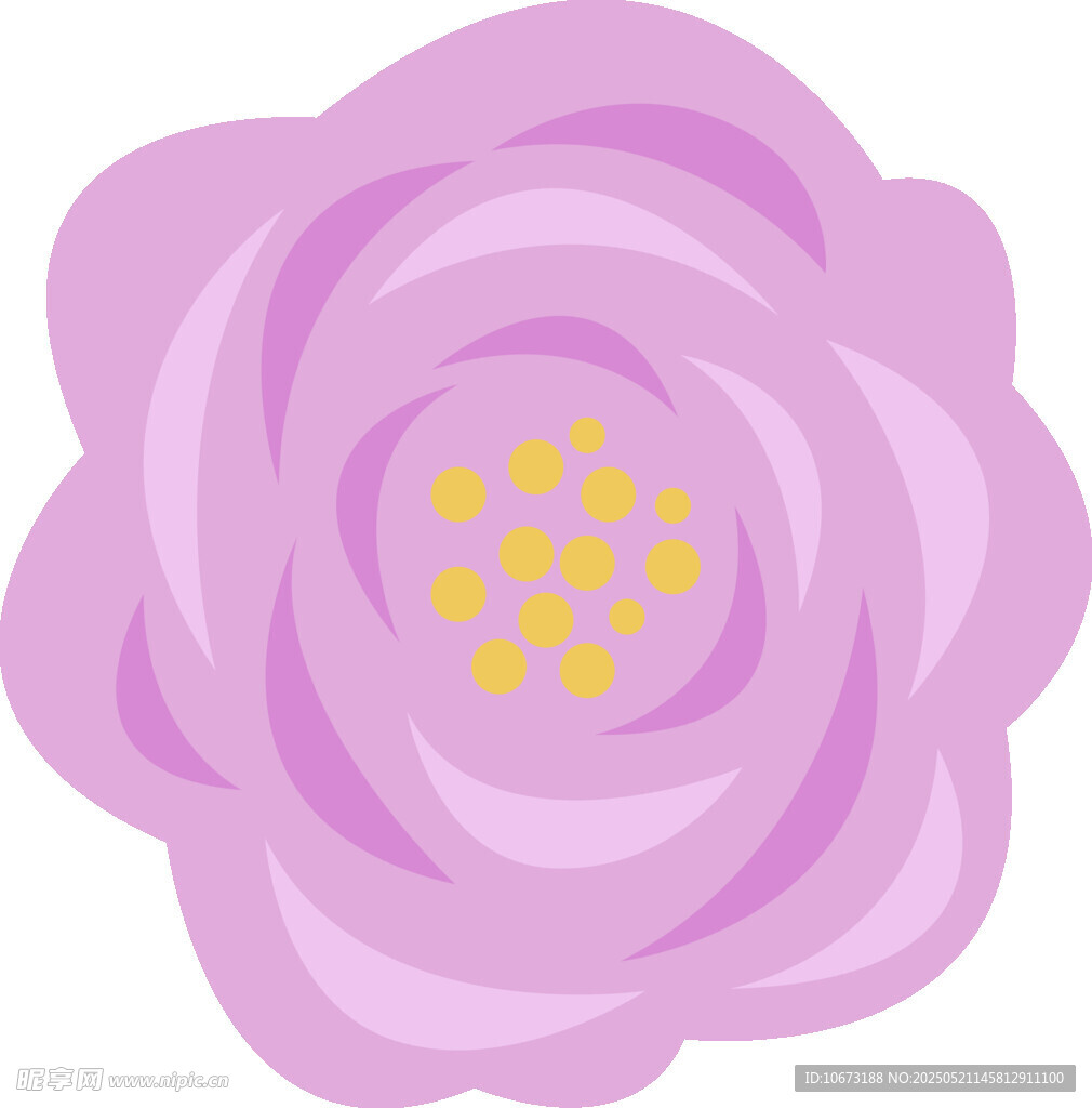 粉色花朵插画