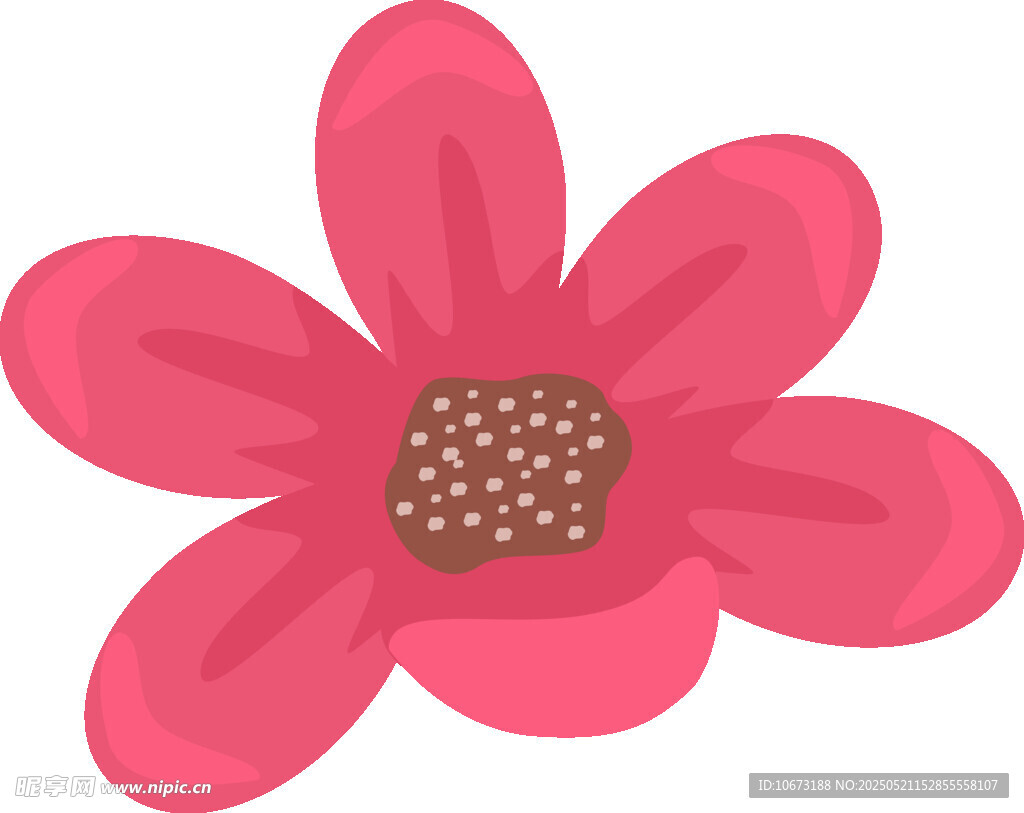粉色花朵插画