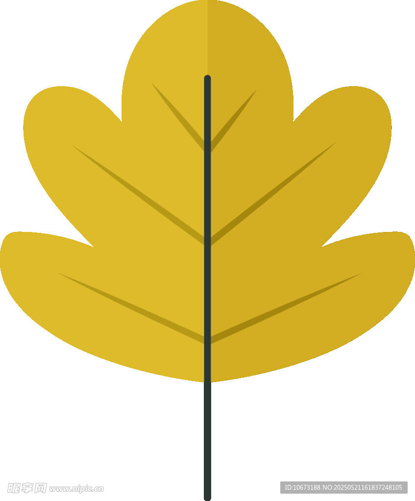 黄色枫叶图标