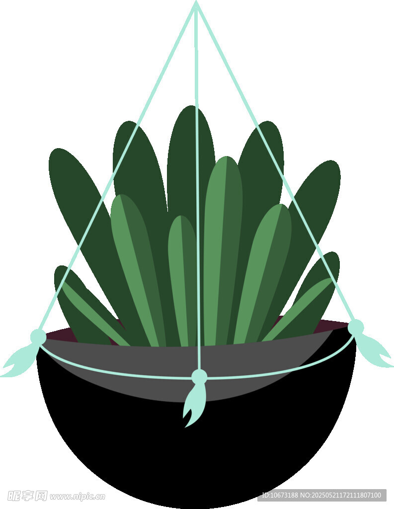 悬挂式绿植盆栽